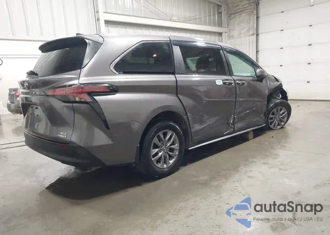 2021 Toyota Sienna Xle из США, поврежденный, VIN 5TDYSKFC2MS004130